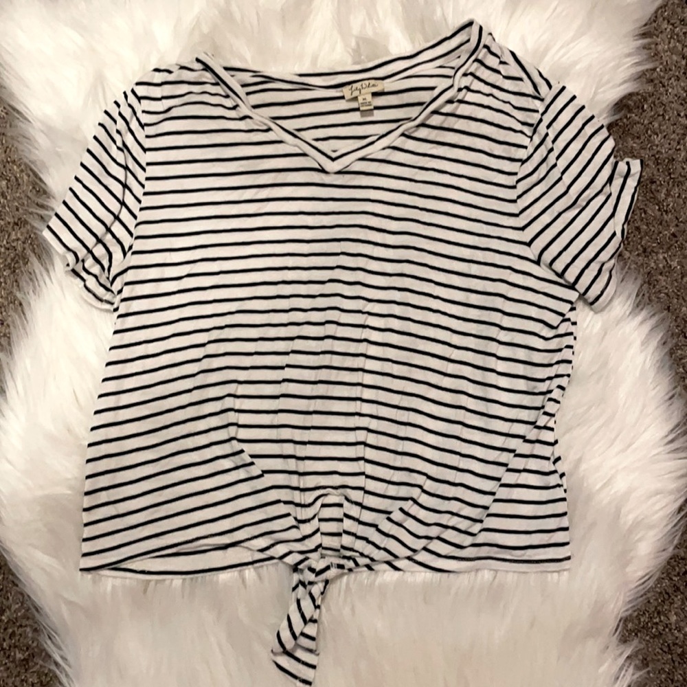 Crop short sleeve tee